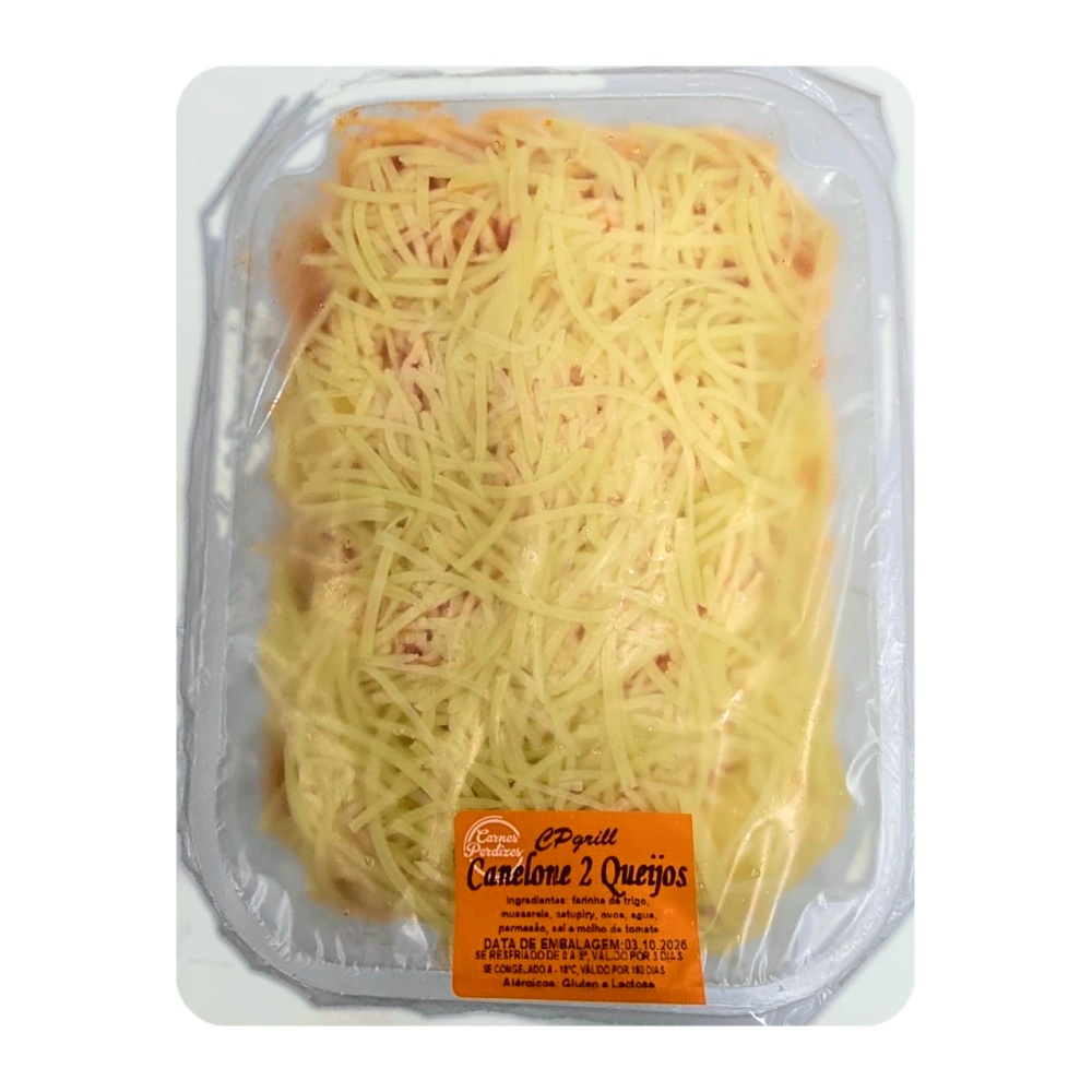 Canelone 2 Queijos ao Sugo – 850 g