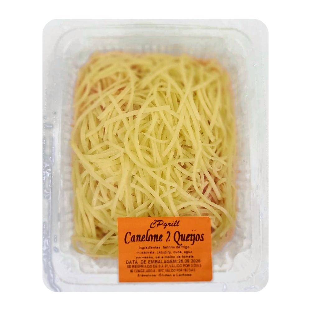 Canelone 2 Queijos ao Sugo – 550 g