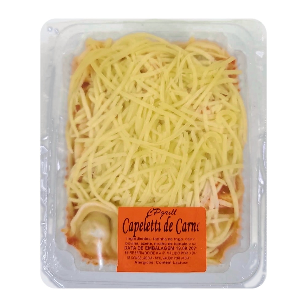 Capeletti de carne ao sugo
