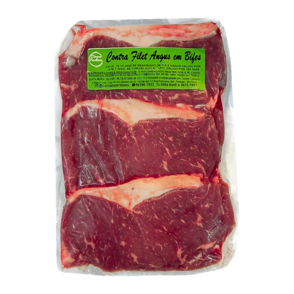 CONTRA FILET ANGUS EM BIFES - 650g