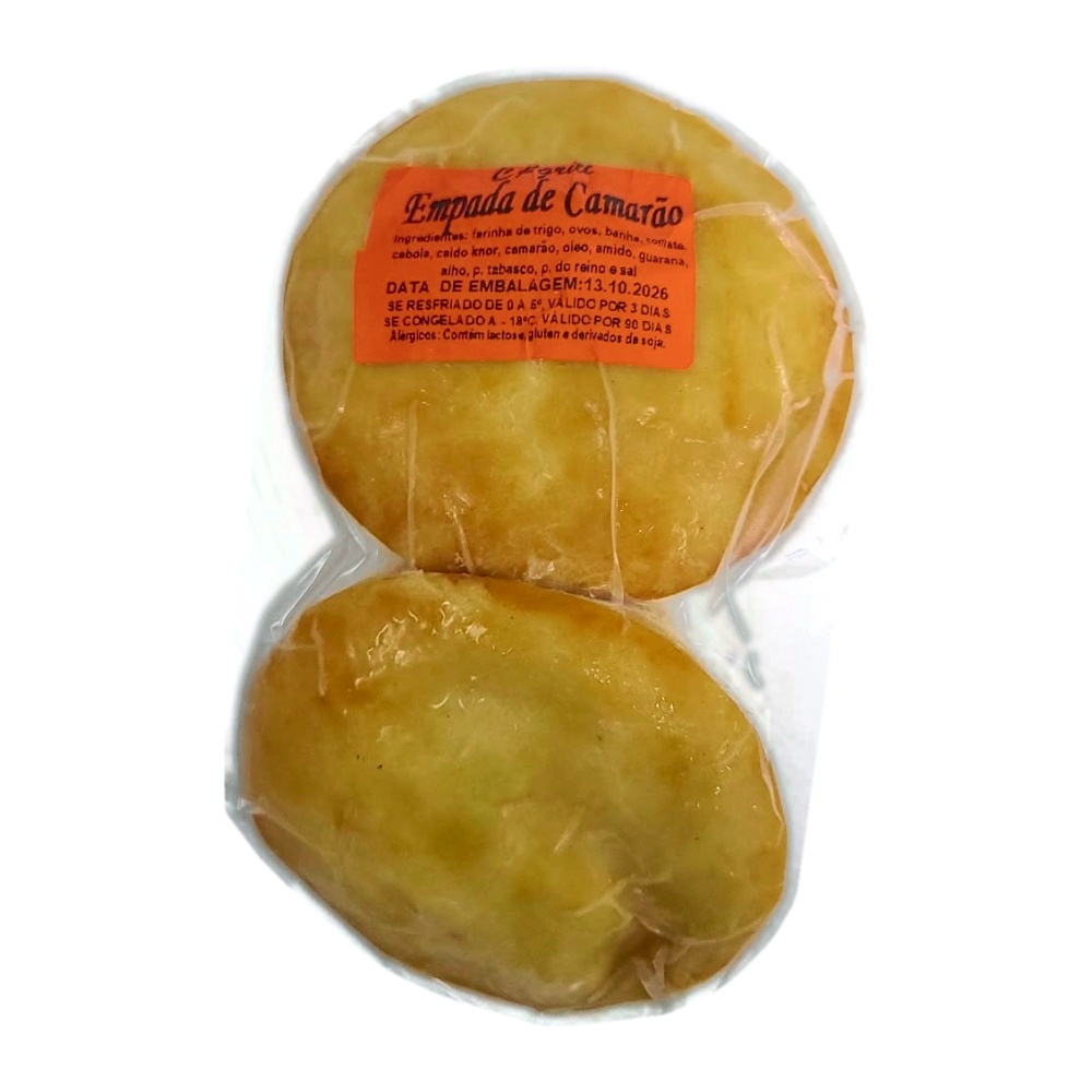 Empada de Camarão (pacote com 2 un., ~330 g)