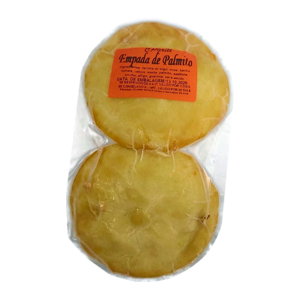 Empada de Palmito (pacote com 2 un., ~330 g)