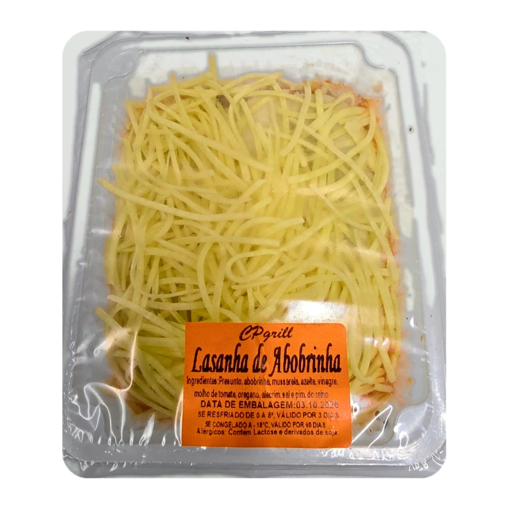 Lasanha de Abobrinha ao Sugo – 550 g