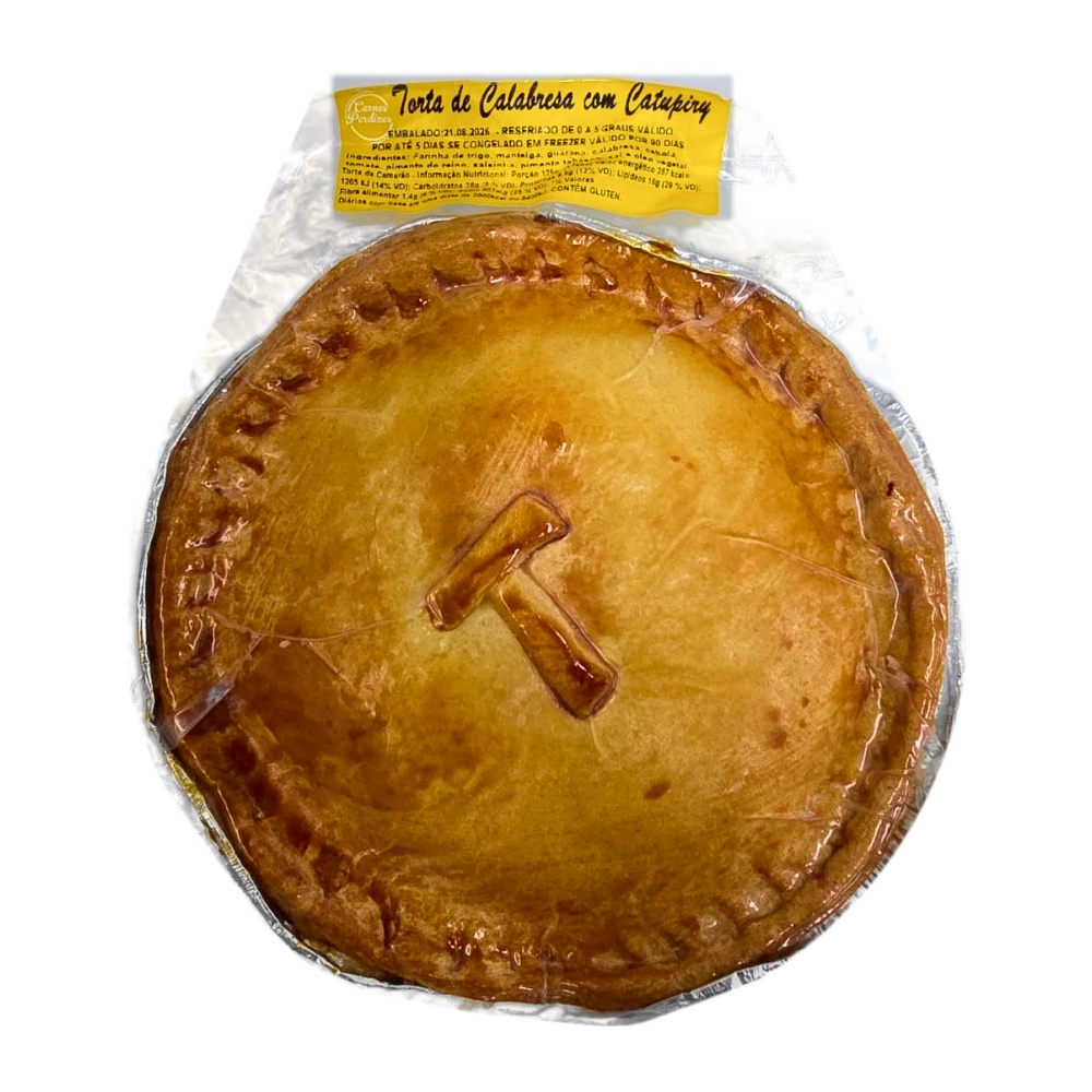 Torta de Calabresa com Catupiry (~850 g)